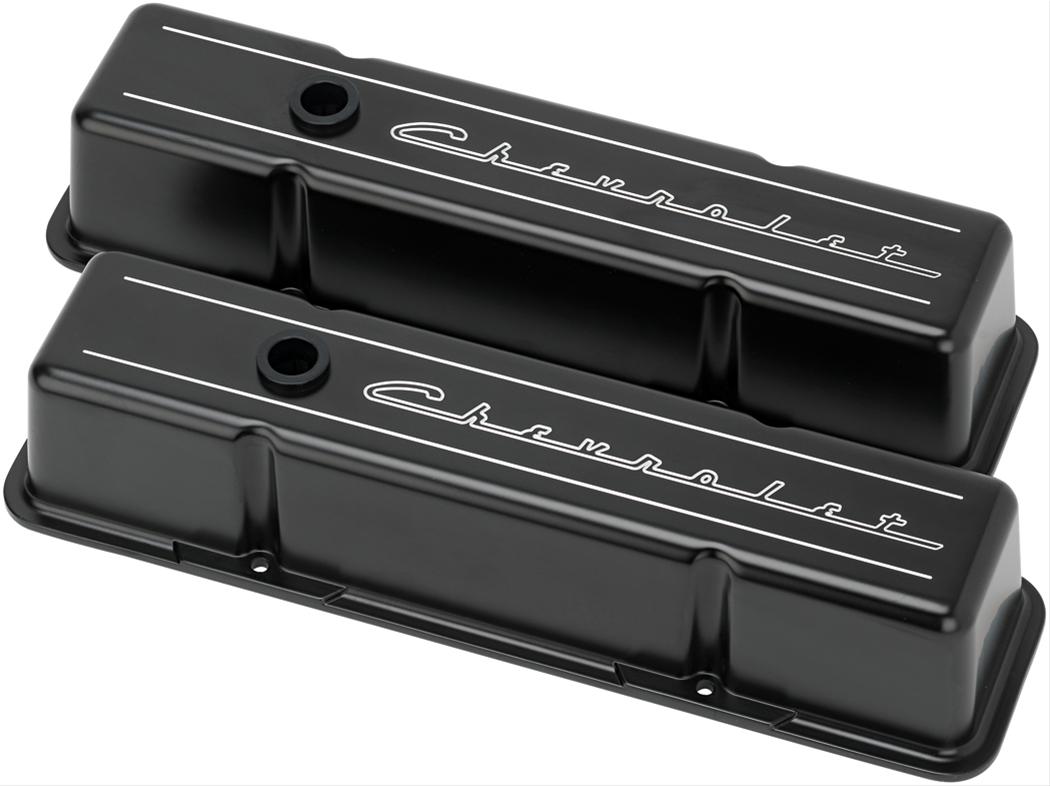 brand new Billet Specialties Diecast Aluminum Valve Covers BLK95223