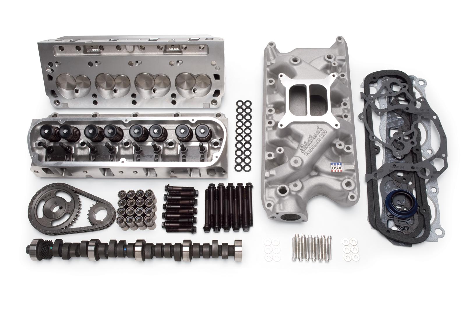 Edelbrock Total Power Package 321 HP Small Block Ford Top-End Engine Kits 2027 for sale