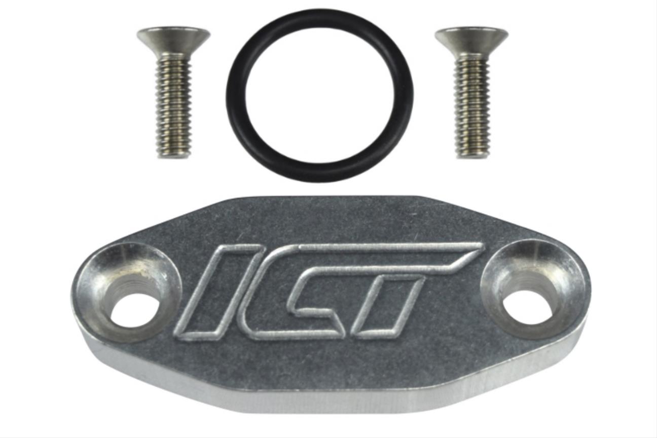 ICT Billet Oil Cooler Port Delete Plates 551621 for sale