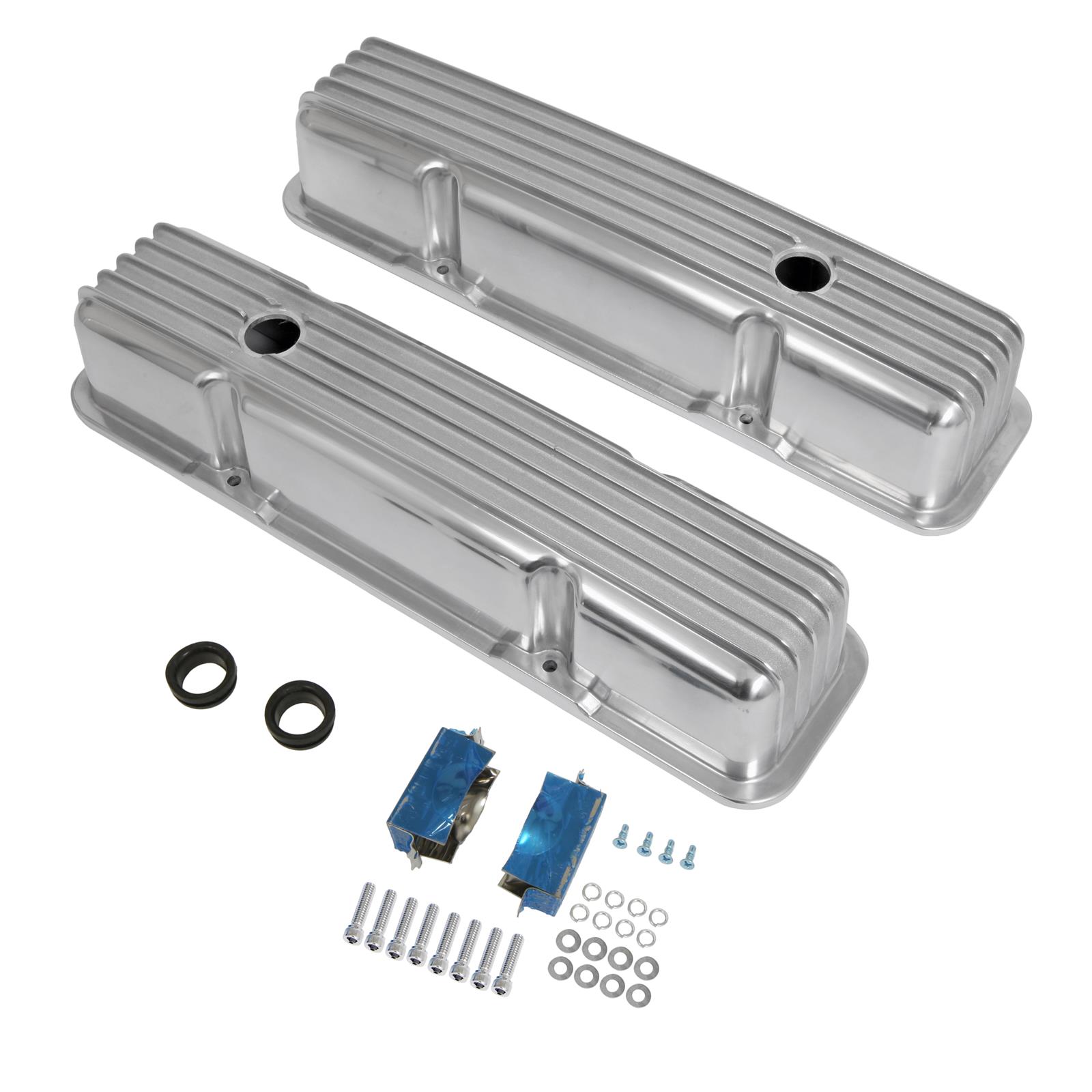 Summit Racing™ Finned Aluminum Valve Covers SUM-440414 for sale