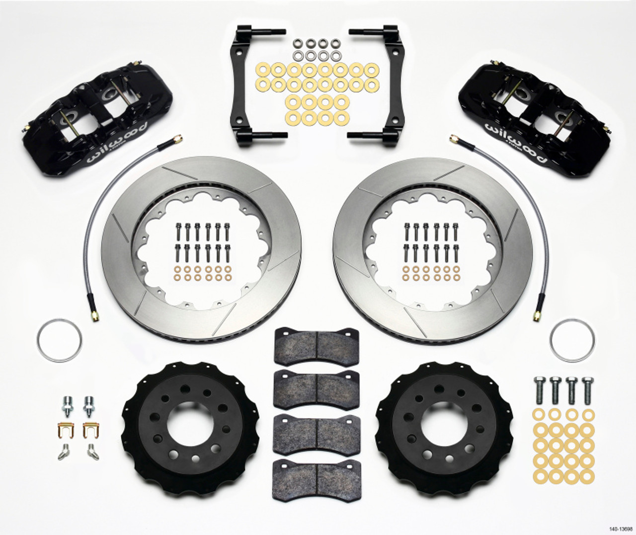 Buy Wilwood 140-13698 - AERO4 Rear Kit 14.25in 2014-Up Corvette C7 w ...